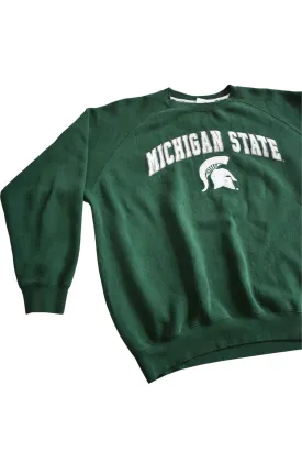 American Vintage Michigan State crewneck jumper, L