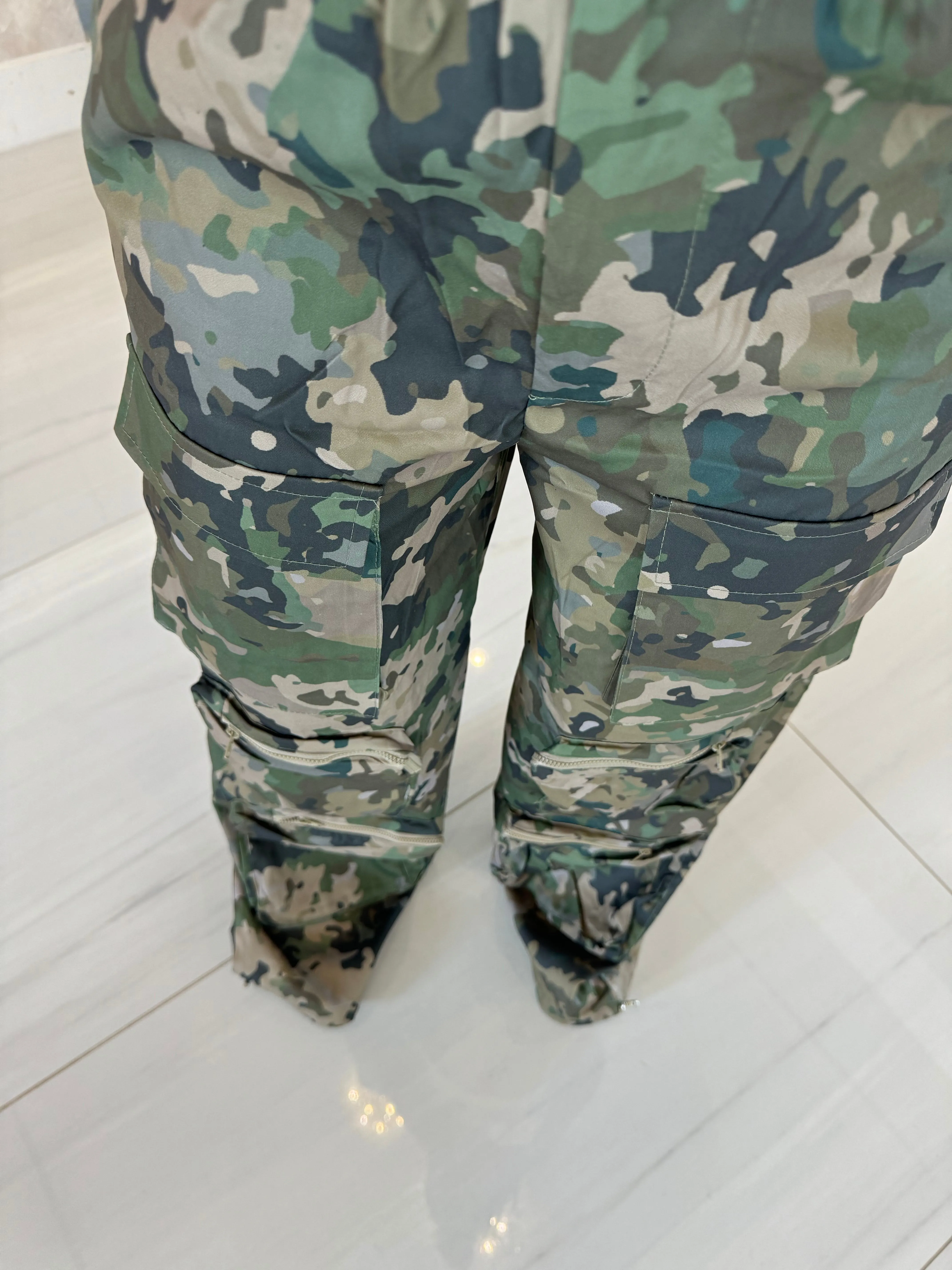 Camo Windbreaker Cargos