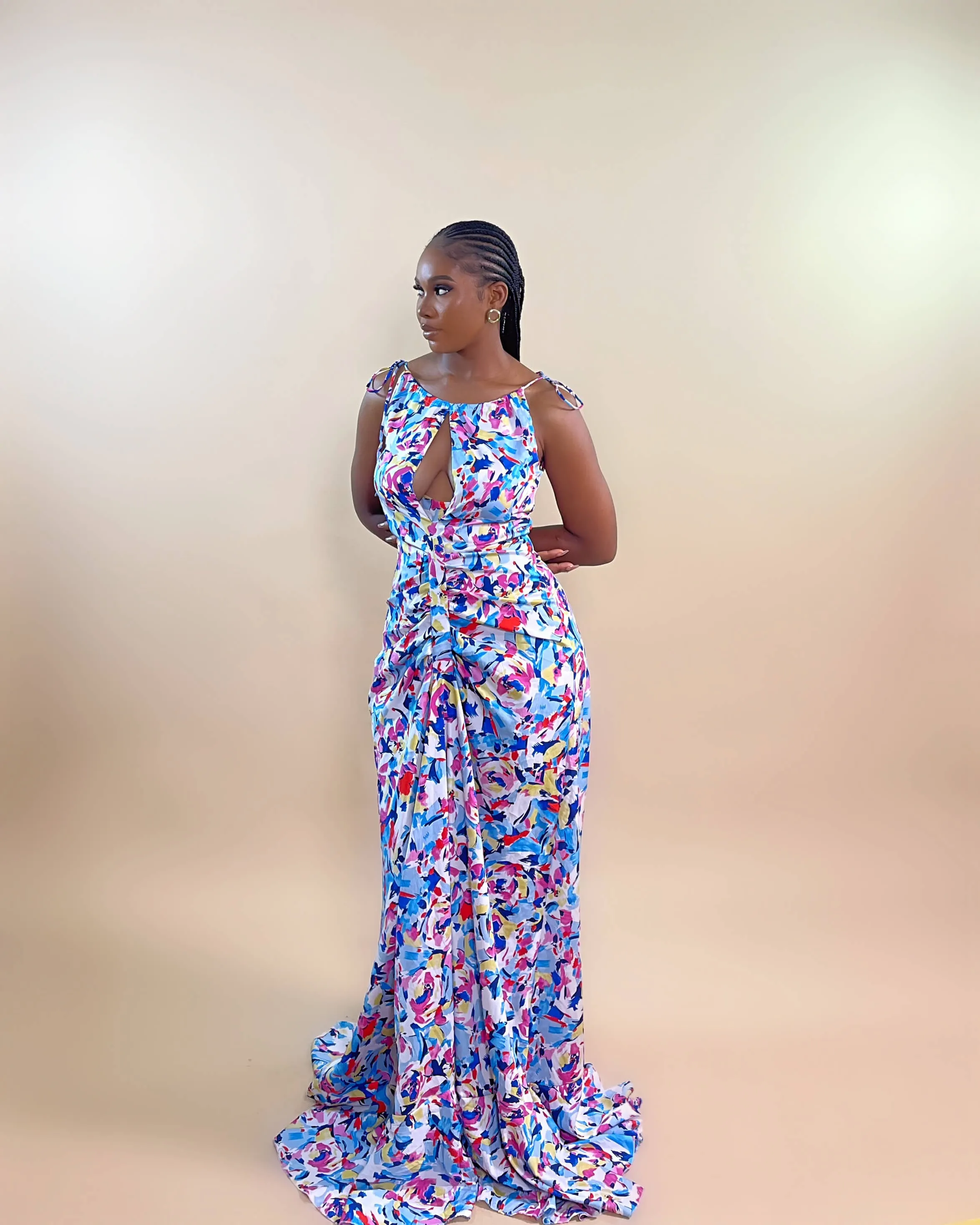 Dania Dress (Blue Mirage)