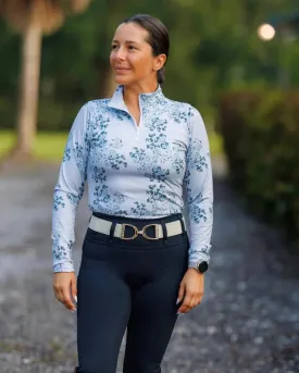 Deinhardt Designs Prints With A Purpose FORGET-ME-NOT Long Sleeve Training Shirt