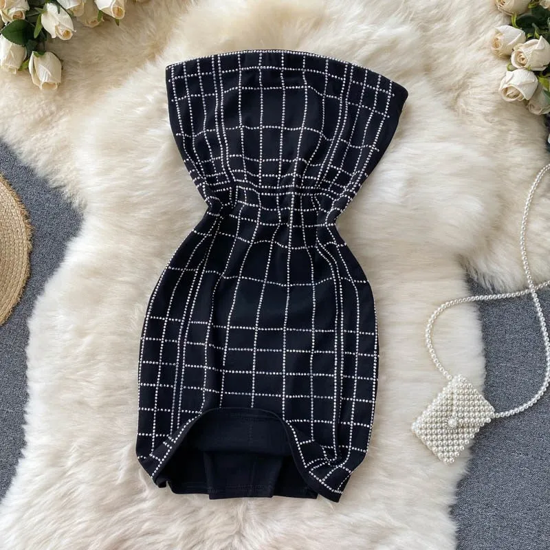 Gina Strapless Designer Dress
