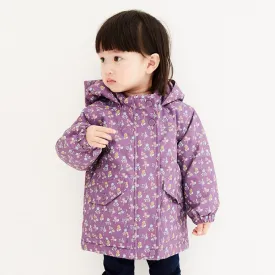 Lucy Floral Fleece Hooded Jacket