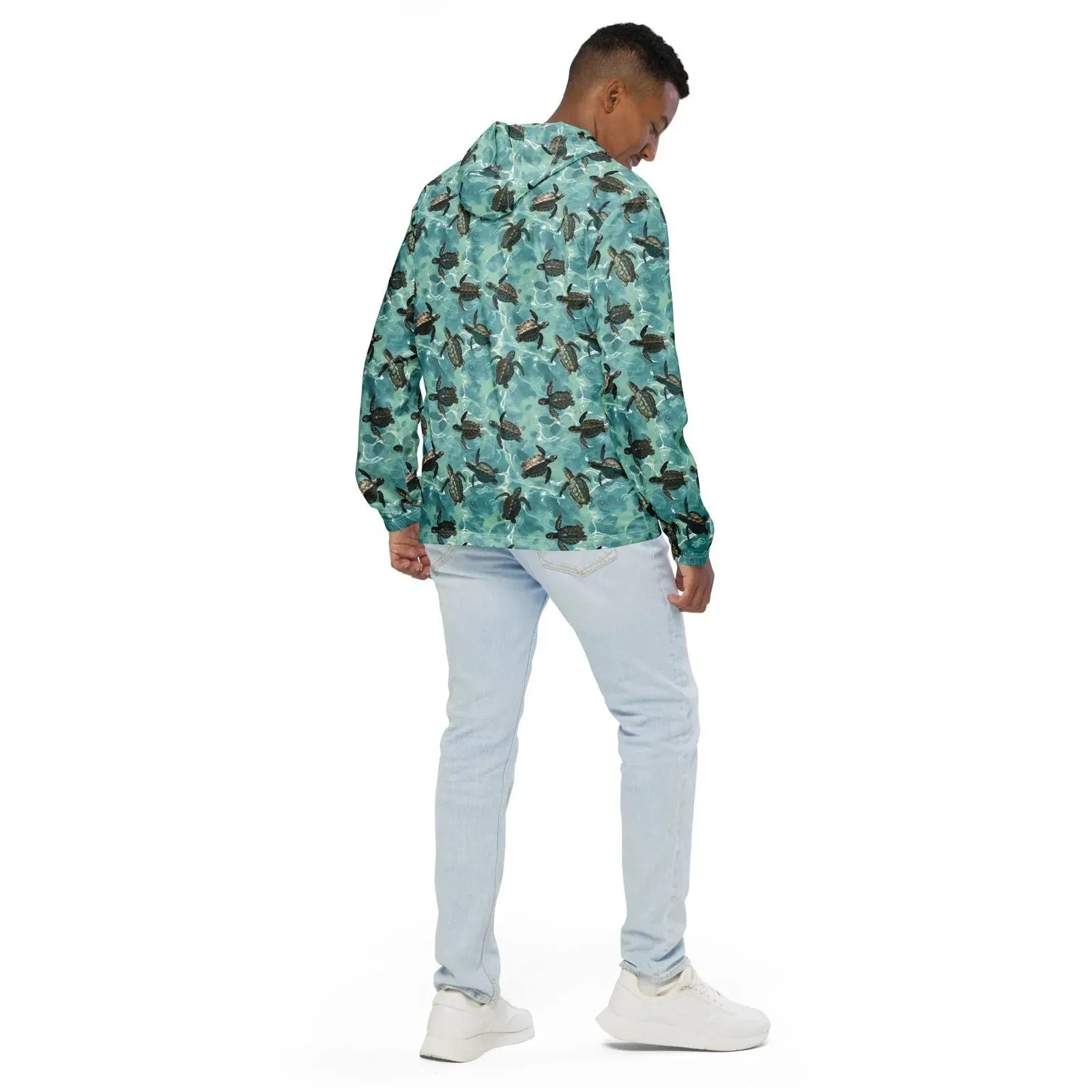 Oceanic Sea Turtle Men’s Windbreaker