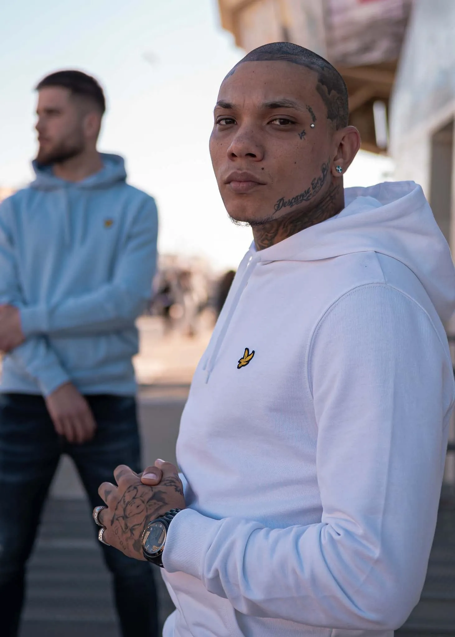 Pullover hoodie - white