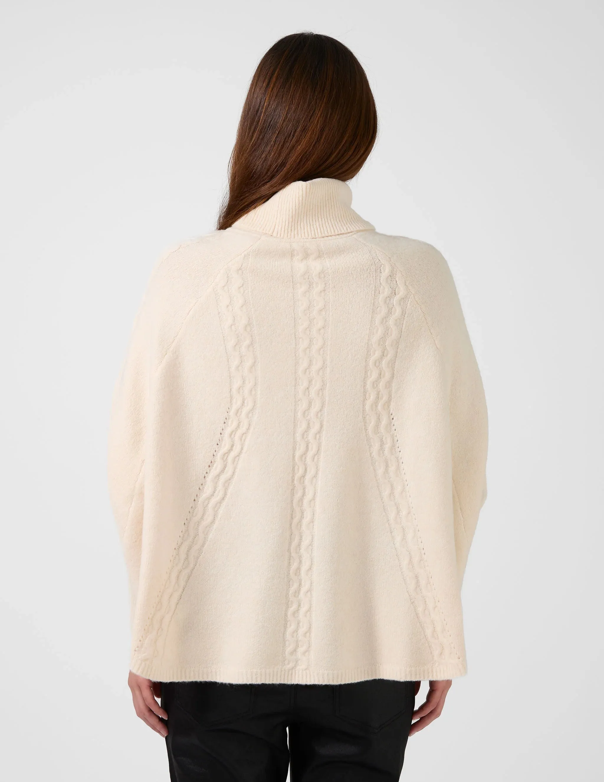 STELLA   GEMMA - Joey Poncho Milk O/S