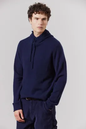 Unisex Cashmere Hoodie Navy